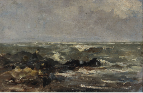 A Rocky Shore, , Nathaniel Hone the Younger