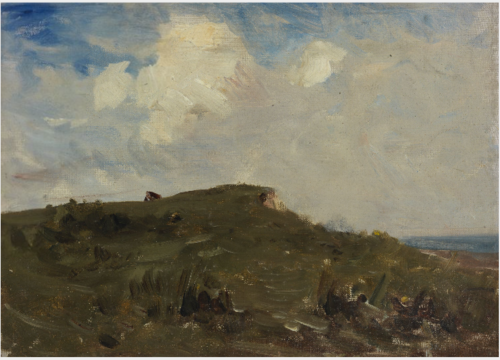 A Grass-crowned Bluff by the Sea, , Nathaniel Hone the Younger