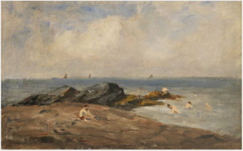 Bathers near Rocks, , Nathaniel Hone the Younger