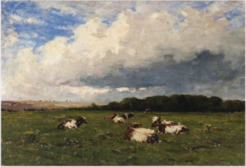 Pastures at Malahide, 1895, Nathaniel Hone the Younger
