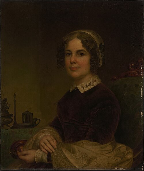 Mrs. Augustus Russell Street (Caroline Mary Leffingwell) (1790-1877), 1845, Nathaniel Jocelyn