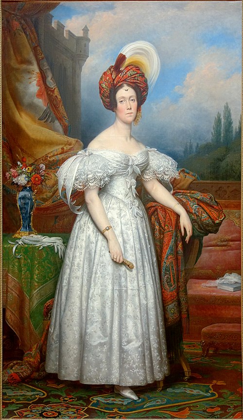 La marquise Charles de Bethisy, née Adèle-Mathilde-Emmanuelle de Guernonval d'Esquelbecq, 1833, Charles de Steuben