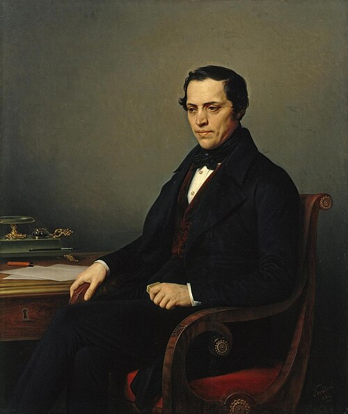 Portrait of D.E. Benardaki, 1844, Charles de Steuben
