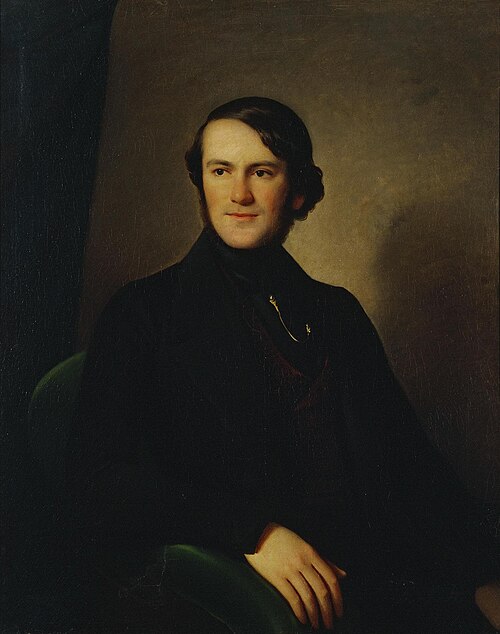 Portrait of Baron Alexander Stieglitz, 1844, Charles de Steuben