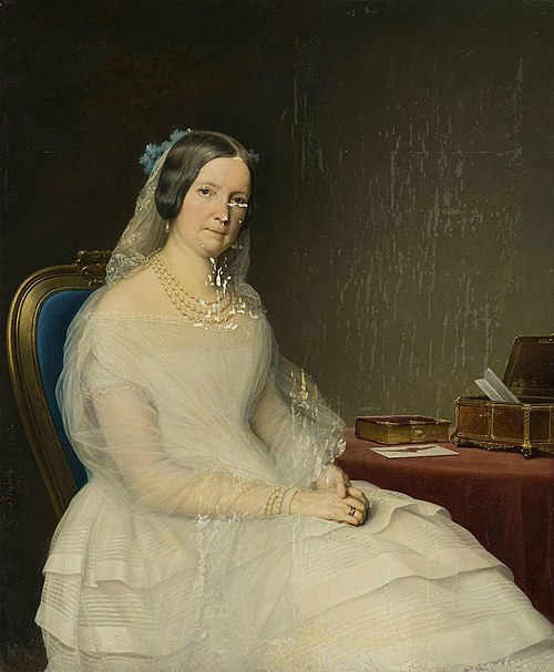Portrait of Countess Yulia Stroganova, 1848, Charles de Steuben