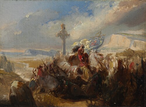 Battle of Poitiers, 25 October 732, 1834, Charles de Steuben