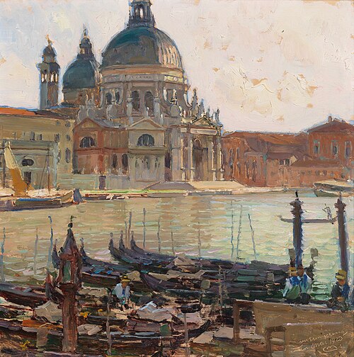 Santa Maria della Salute, Venice, 1923, Carl Moll