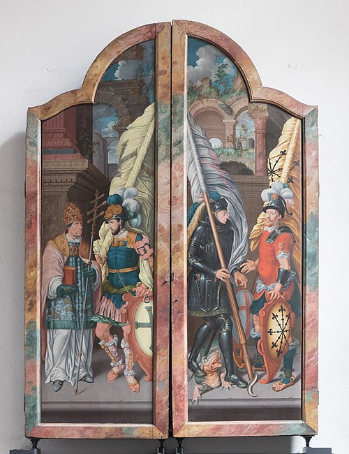 Kreuzigungs-Triptychon, St. Andreas Köln, 1550, Bartholomaeus Bruyn le Vieux