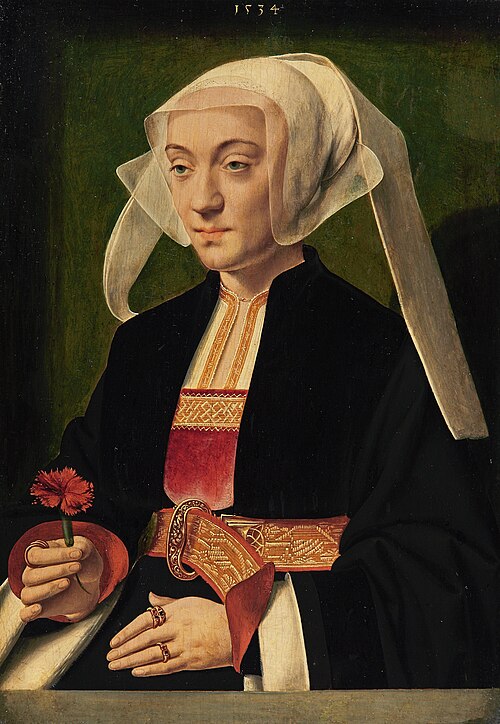 Portrait of a Woman, 1534, Bartholomaeus Bruyn le Vieux