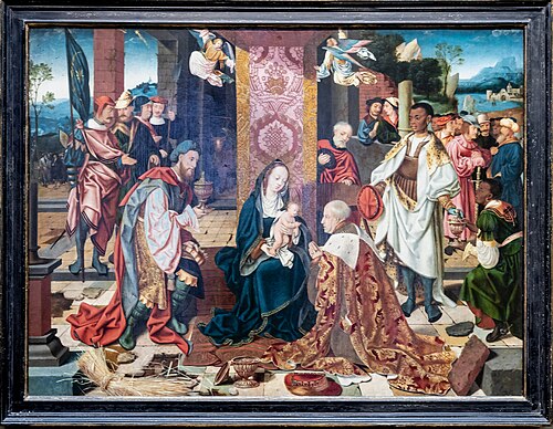 Adoration of the magi, 1532, Bartholomaeus Bruyn le Vieux