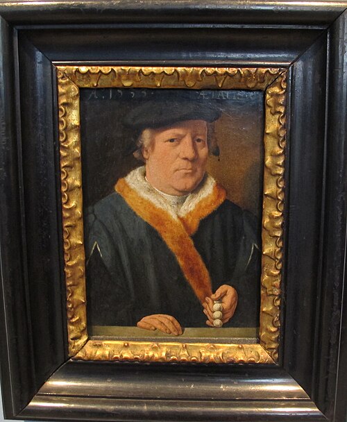 Portrait of a Sixty-One-Year-Old Man, 1533, Bartholomaeus Bruyn le Vieux