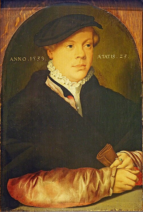 Portrait of a young man, 1539, Bartholomaeus Bruyn le Vieux