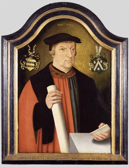 Peter von Heimbach, Bürgermeister von Köln, 1545, Bartholomaeus Bruyn le Vieux