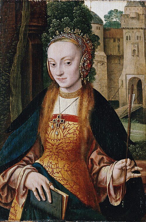 Die heilige Ursula, 1527, Bartholomaeus Bruyn le Vieux