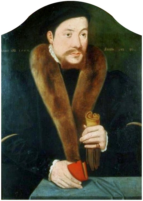 Portrait d’homme, 1537, Bartholomaeus Bruyn le Vieux