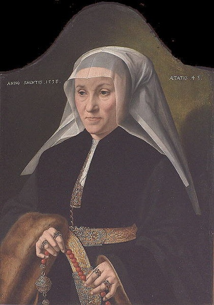 Portrait de femme, 1538, Bartholomaeus Bruyn le Vieux