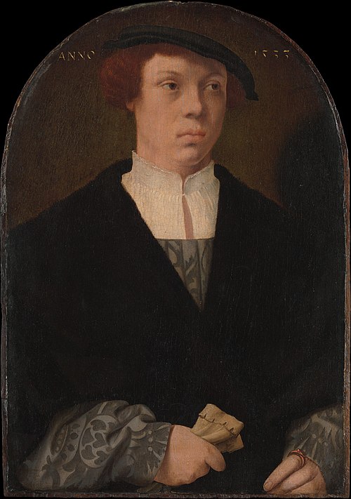 Portrait d'homme, 1533, Bartholomaeus Bruyn le Vieux