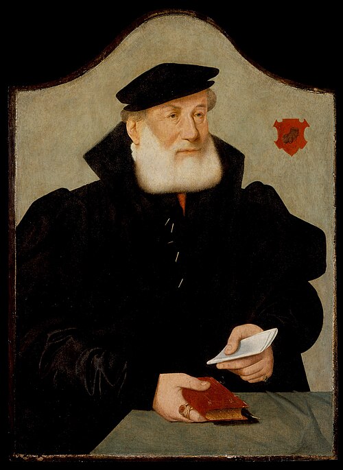 Portrait of Wilhelm Kannengiesser, 1550, Bartholomaeus Bruyn le Vieux
