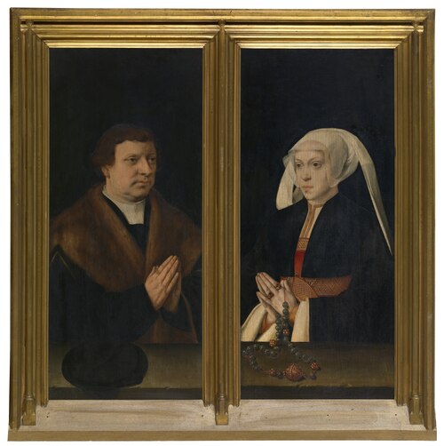 Triptych with Donors, , Bartholomaeus Bruyn le Vieux