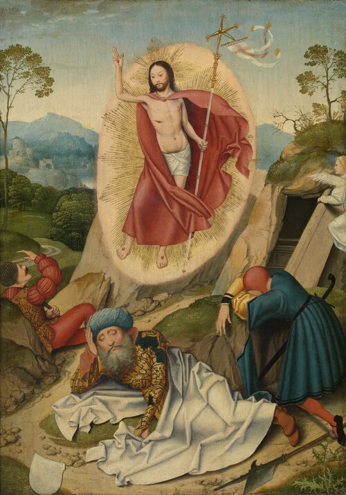 Resurrection of Christ, , Bartholomaeus Bruyn le Vieux