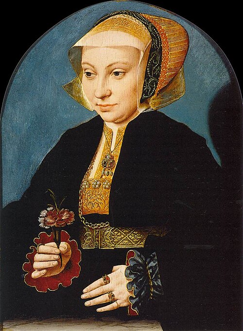 Portrait de femme, 1538, Bartholomaeus Bruyn le Vieux