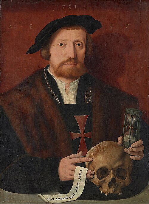 Portrait of a knight, 1531, Bartholomaeus Bruyn le Vieux