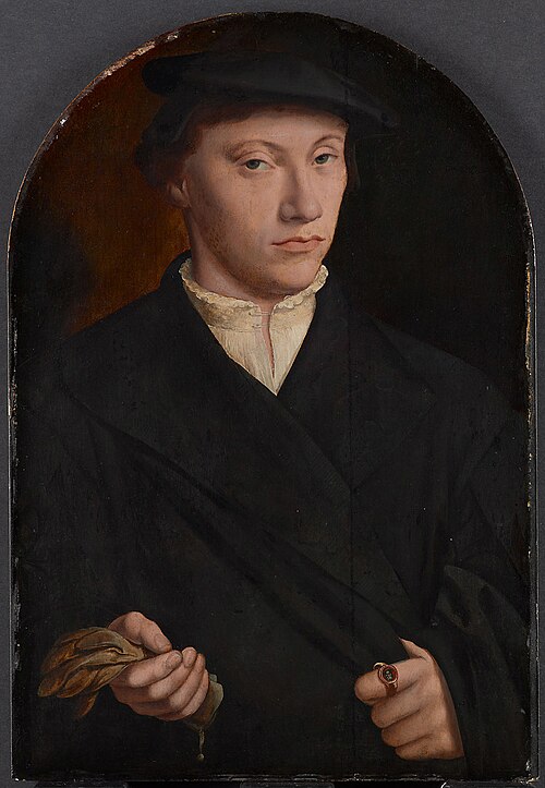 Portrait d'un jeune homme, 1550, Bartholomaeus Bruyn le Vieux