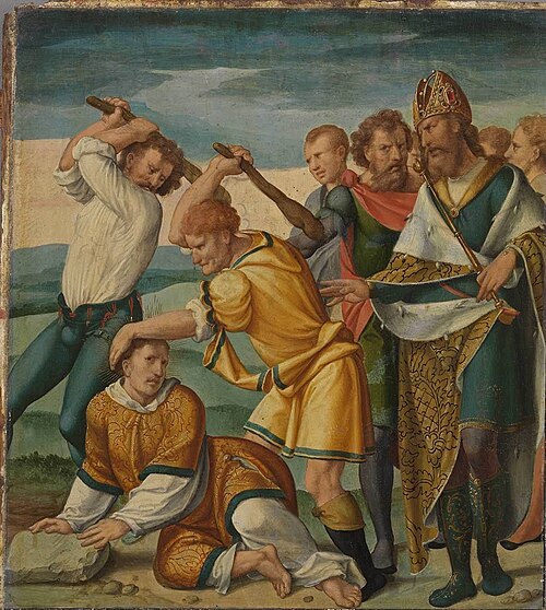 The martyrdom of Saint Cyriacus, 1532, Bartholomaeus Bruyn le Vieux