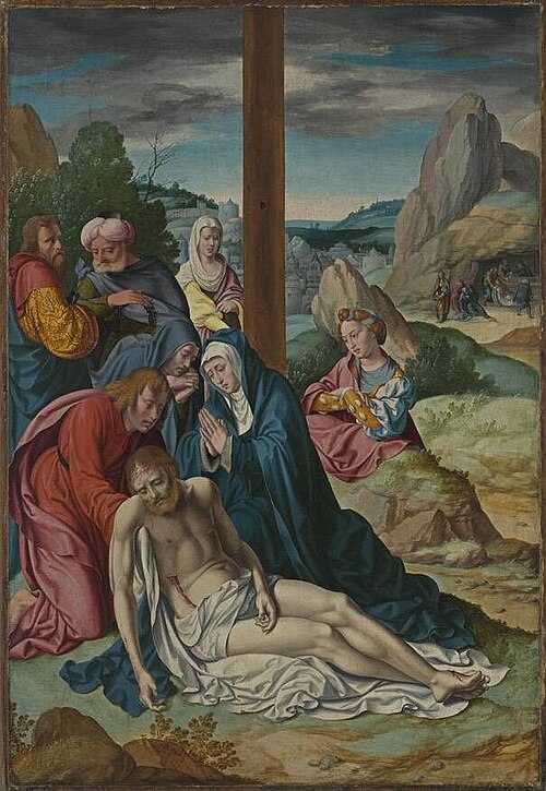The lamentation of Christ, 1531, Bartholomaeus Bruyn le Vieux