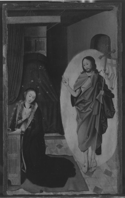 Erscheinung des auferstandenden Christus vor Maria, , Bartholomaeus Bruyn le Vieux