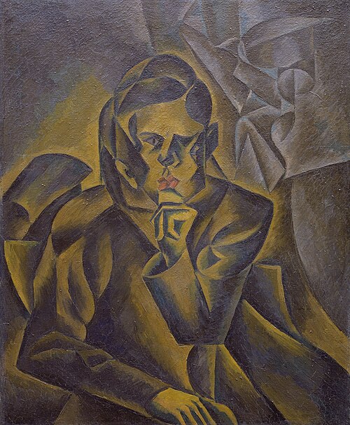 Portrait de Jan Zrzavý, 1912, Bohumil Kubišta