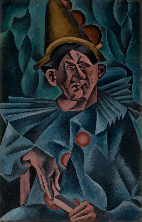 Pierrot, 1911, Bohumil Kubišta
