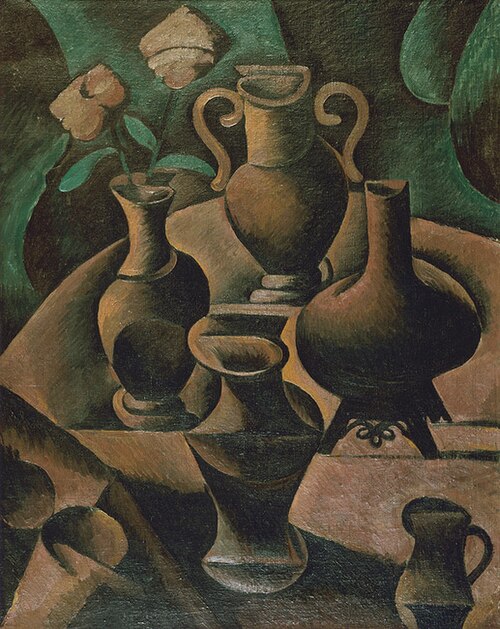 Still Life with Vases, 1911, Bohumil Kubišta