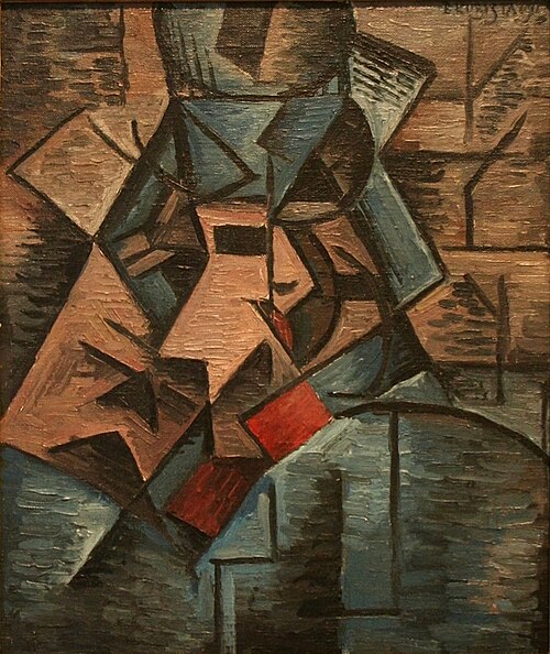 Soldier, 1912, Bohumil Kubišta