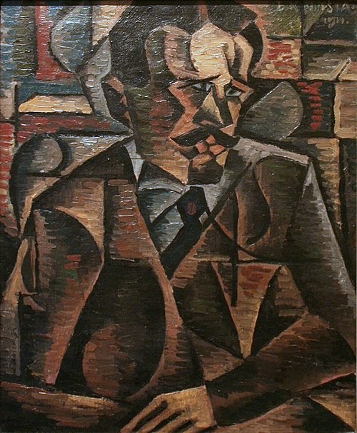 Portrait of a Man, 1911, Bohumil Kubišta