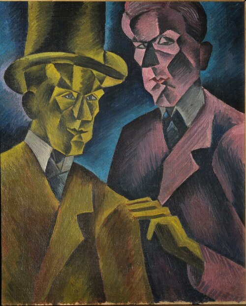 Double, 1911, Bohumil Kubišta