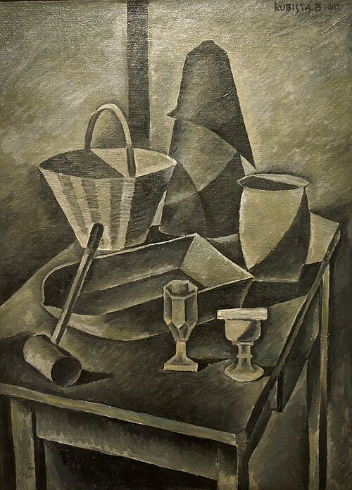 Kitchen Still life with Sugar Cone, 1910, Bohumil Kubišta