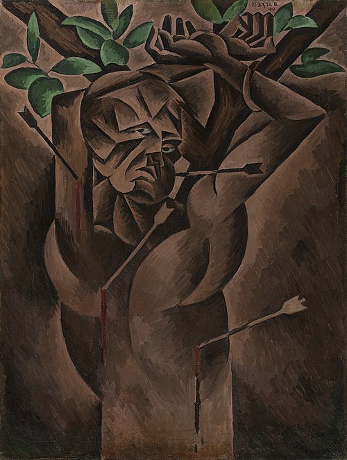 Saint Sebastian, 1912, Bohumil Kubišta