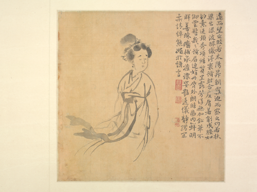 高其佩指画洛神赋图册, , Gao Qipei