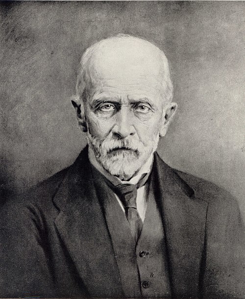 Portrait of count Leon Piniński (1857-1938), 1934, Casimir Pochwalski