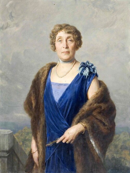 Portrait of Eleonora Lubomirska, 1920, Casimir Pochwalski