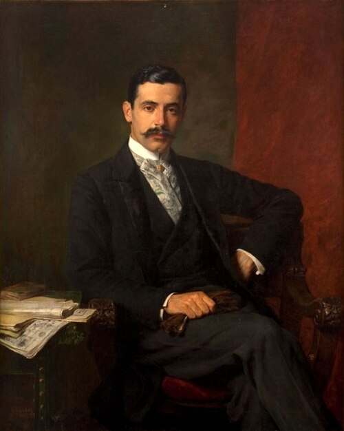Portret hrabiego Tarnowskiego, 1898, Casimir Pochwalski