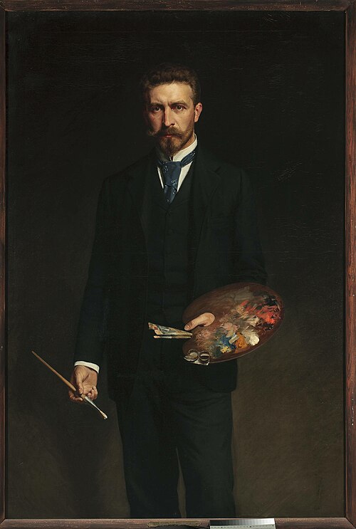Autoportrait, 1895, Casimir Pochwalski