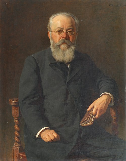 Portrait of Dr. Wilhelm Ritter von Hartel, 1906, Casimir Pochwalski