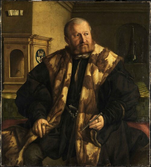 Bildnis des Nürnberger Münzmeisters Jörg Herz, 1545, Georg Pencz