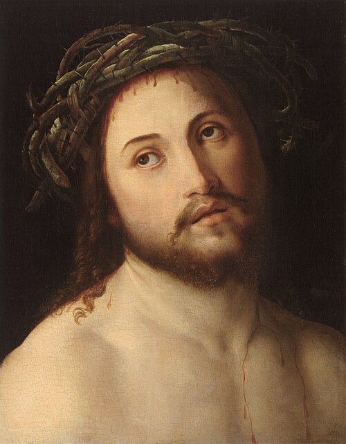 Le Christ dans la couronne d'épines., 1544, Georg Pencz