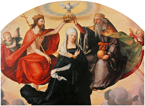Coronation of the Virgin Mary., 1535, Georg Pencz