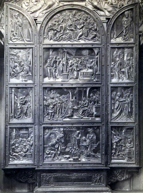 Silver altar in the Sigismund Chapel - opened, 1531, Georg Pencz