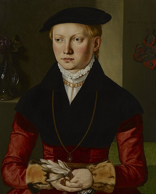 Portrait of a Girl, 1547, Georg Pencz