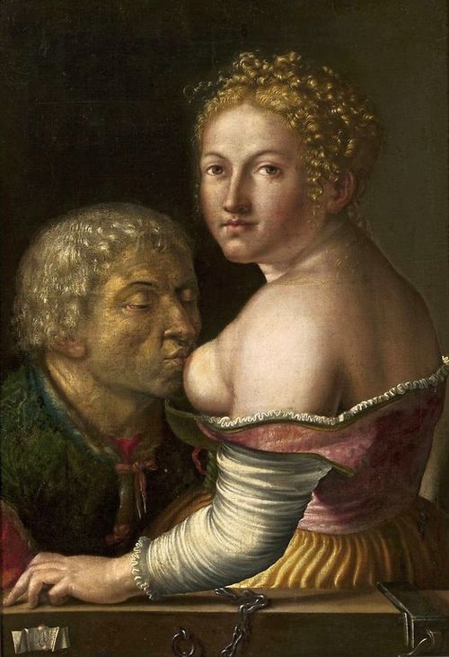 Roman Charity, 1538, Georg Pencz